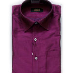 Fine-Silk – Maroon (Short Sleeve)